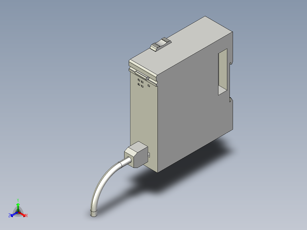 基恩士KV-LE20A_V_kc图纸模型主视图