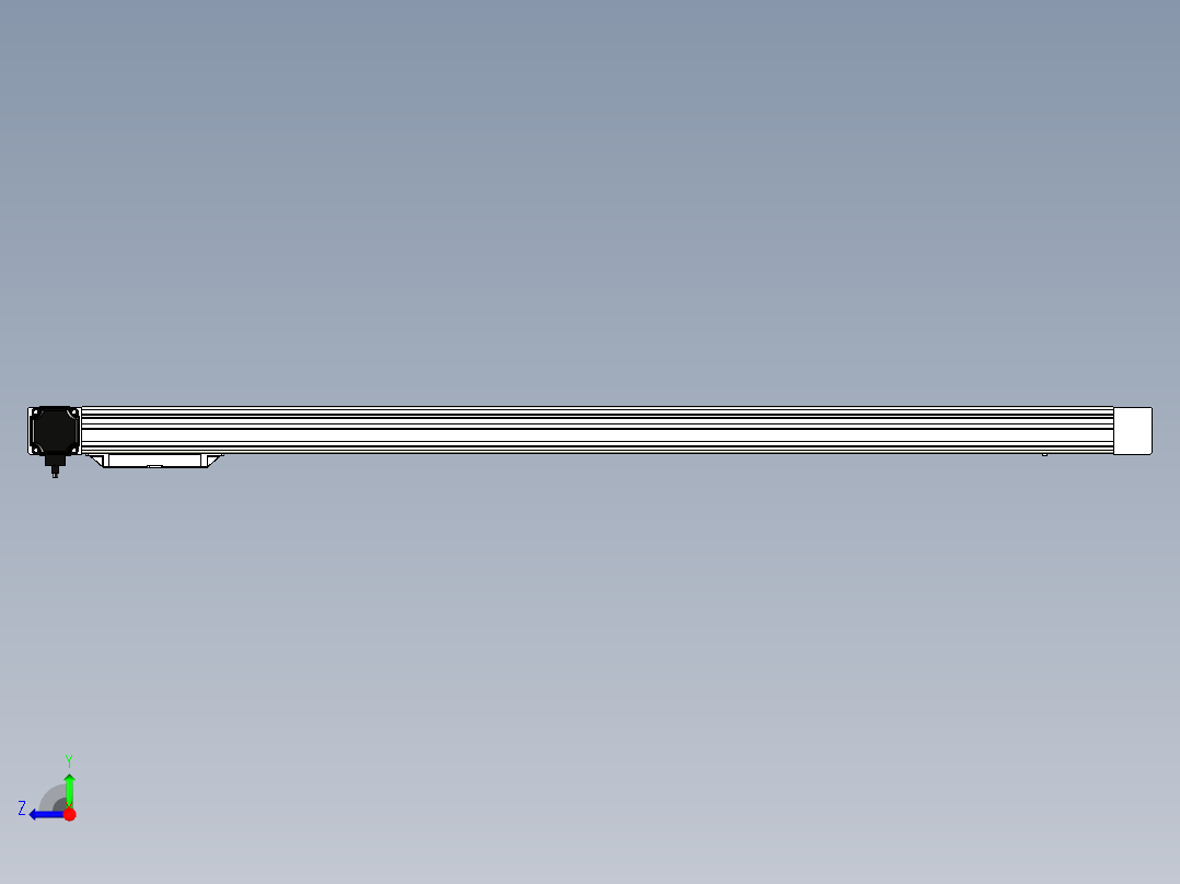 Toyo东佑达直线模组-M65M-X78-1150-R-M40-C4右视图