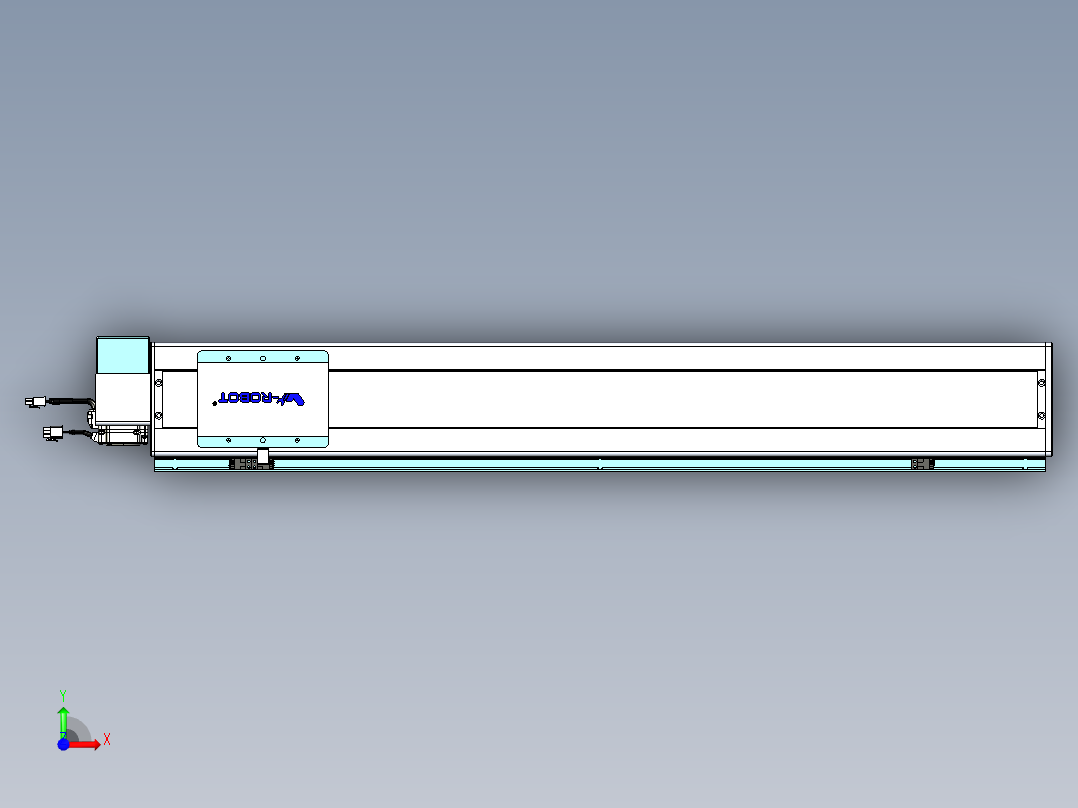 威洛博VBC同步带传动一无尘环境VBC14-L45-S800-BRD-ZP40-C3前视图