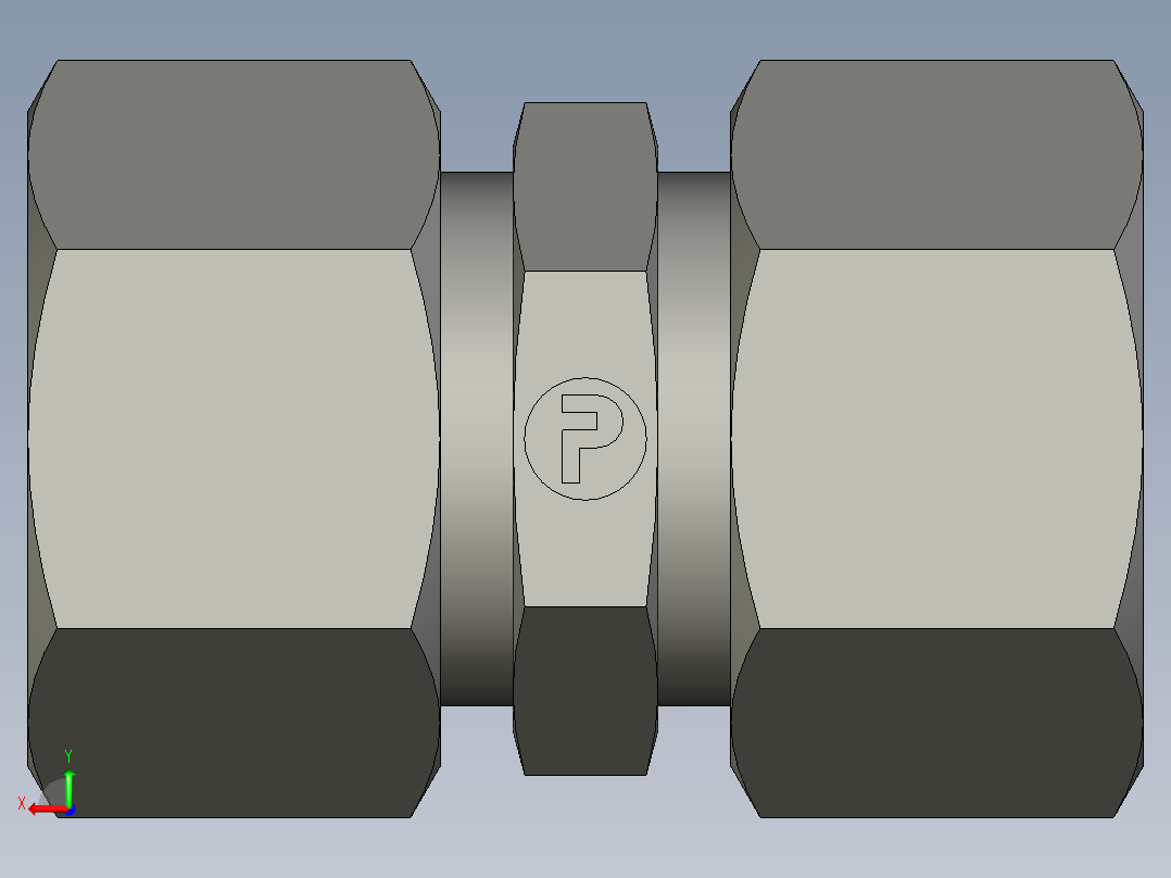 卡套式工业通用硬管接头EO Union G15L71后视图