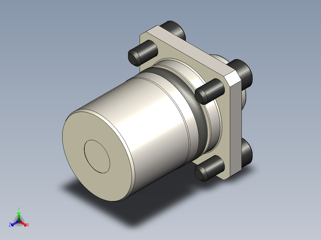 KOSMEKBFP2x0-0多系列多零件图纸模型多系列多零件图纸模型主视图