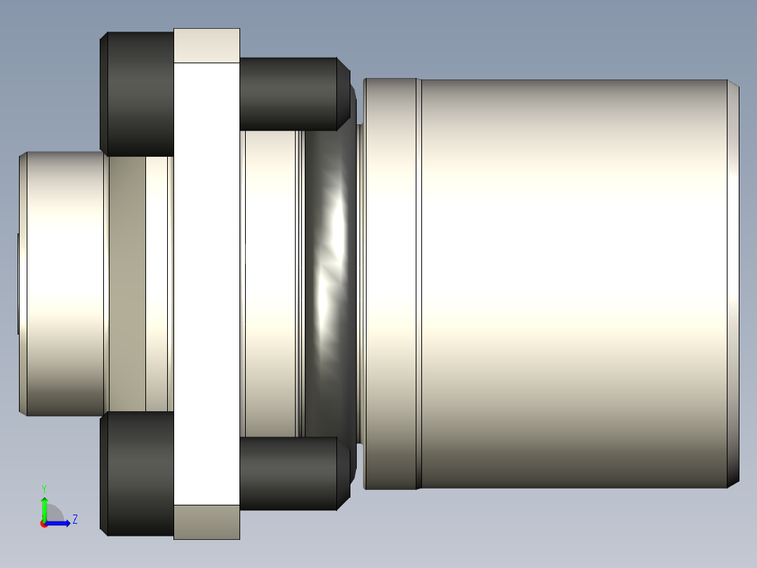 KOSMEKBFP2x0-0多系列多零件图纸模型多系列多零件图纸模型左视图