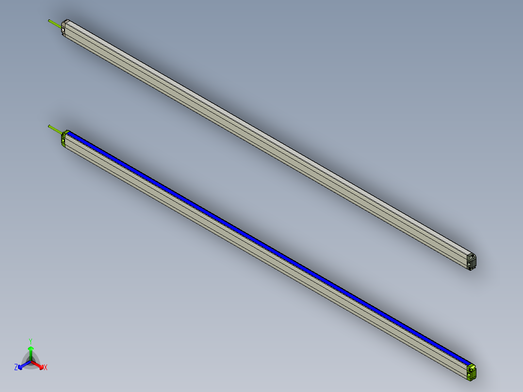 安全_区域传感器H2TLS2440_3D正等轴测图