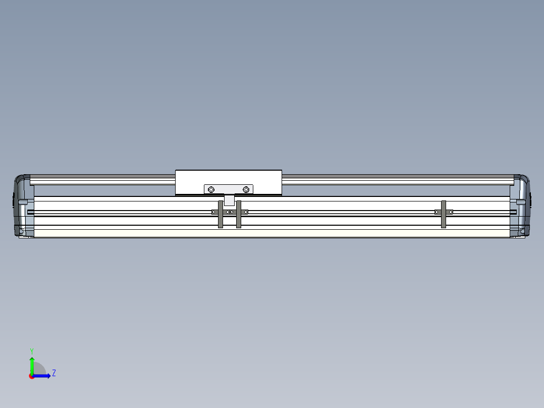 Toyo东佑达直线模组-ETH17-300-M-煞車-組合左视图