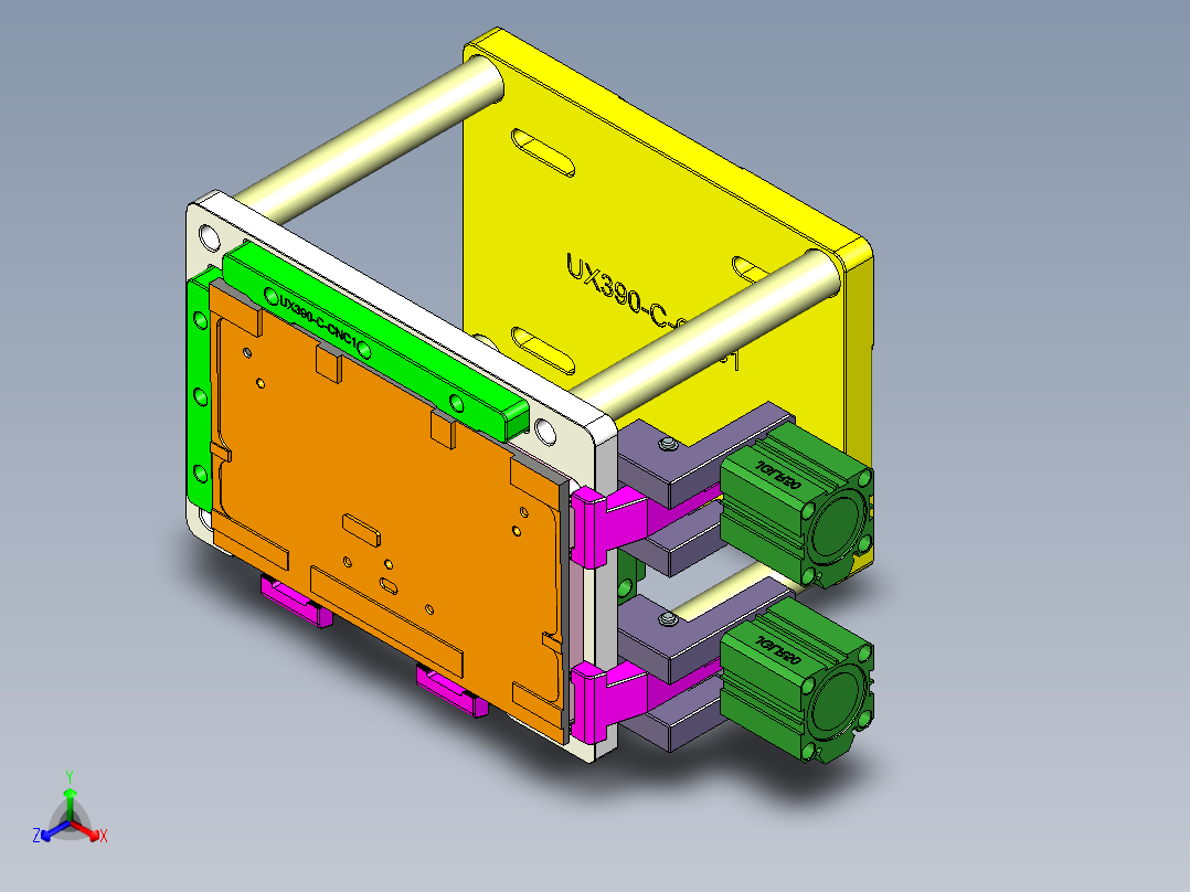 UX390-C-CNC1-0307正等轴测图