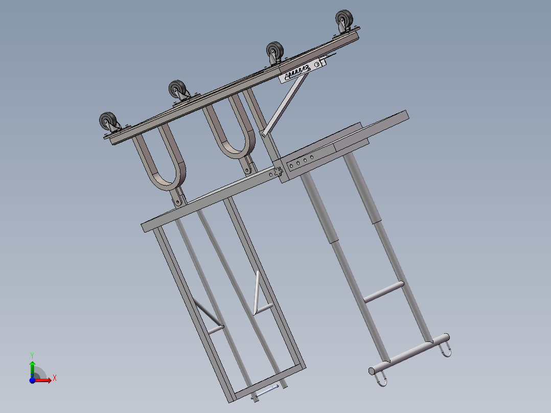 羊手术台前视图