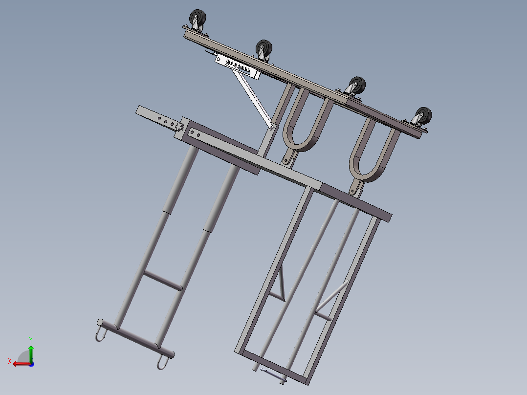 羊手术台后视图