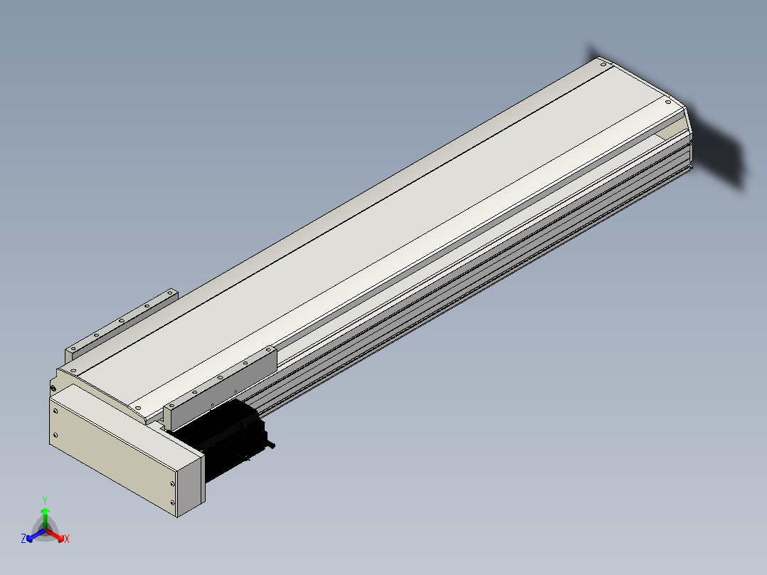 Toyo东佑达直线模组-ETH22-850-BL-750W正等轴测图