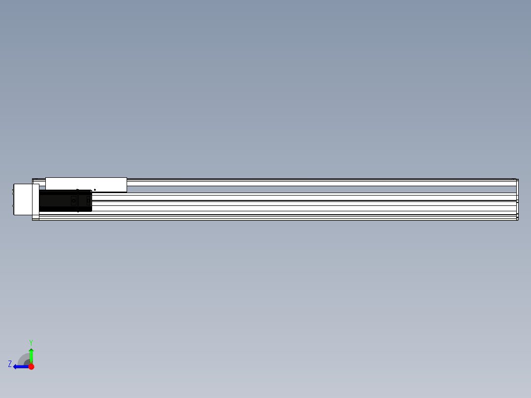 Toyo东佑达直线模组-ETH22-1050-BL-400W+煞車右视图
