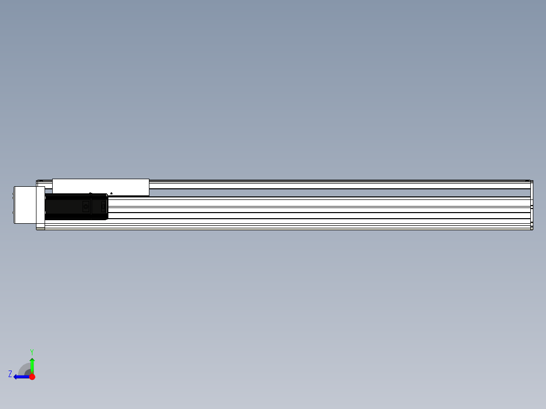 Toyo东佑达直线模组-ETH22-850-BL-400W+煞車右视图