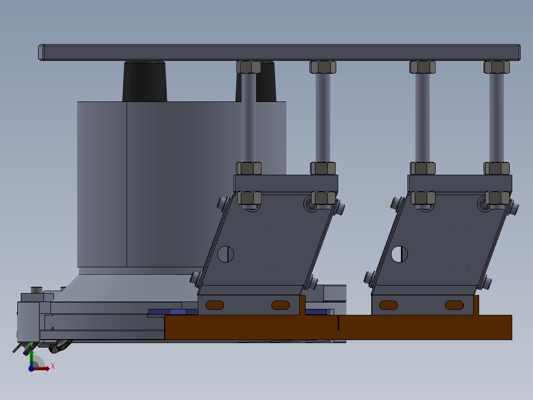 110精密震动送料盘前视图