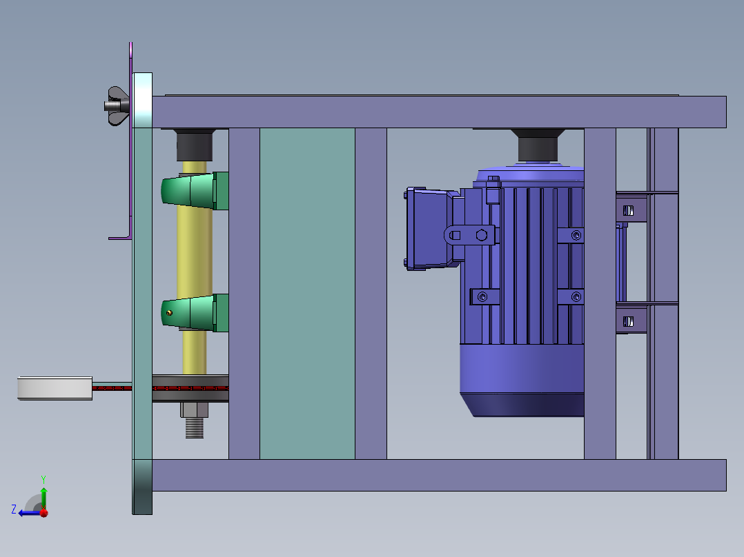 木工台锯 木板切割机sw18可编辑右视图