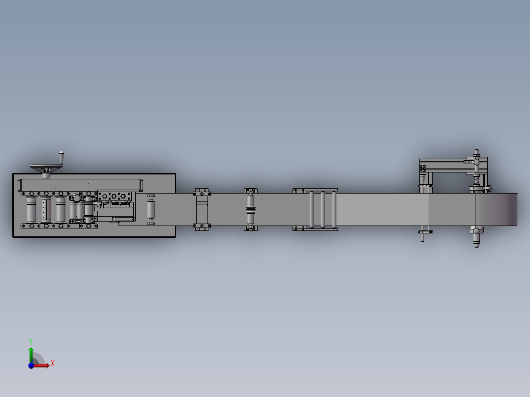 B15_编带卷板机前视图