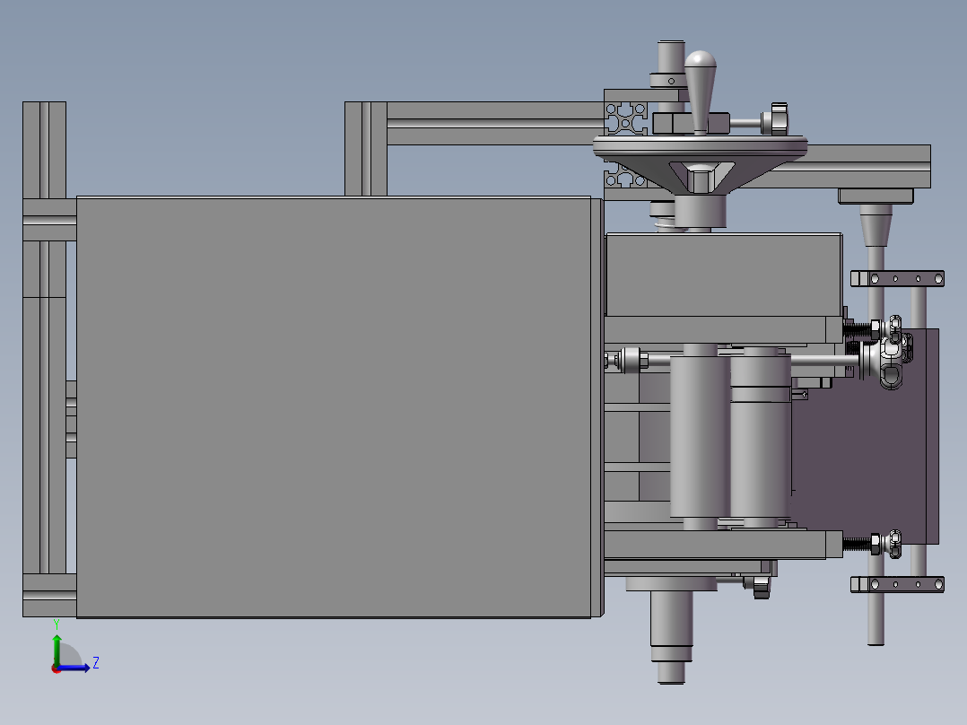 B15_编带卷板机左视图