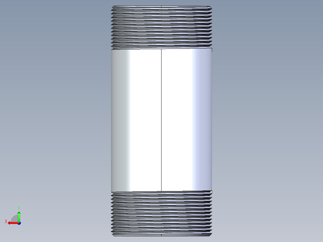 聚氯乙烯配件33-Sch80_Nipple_MPTxMPT_861-344_3in x 8in后视图