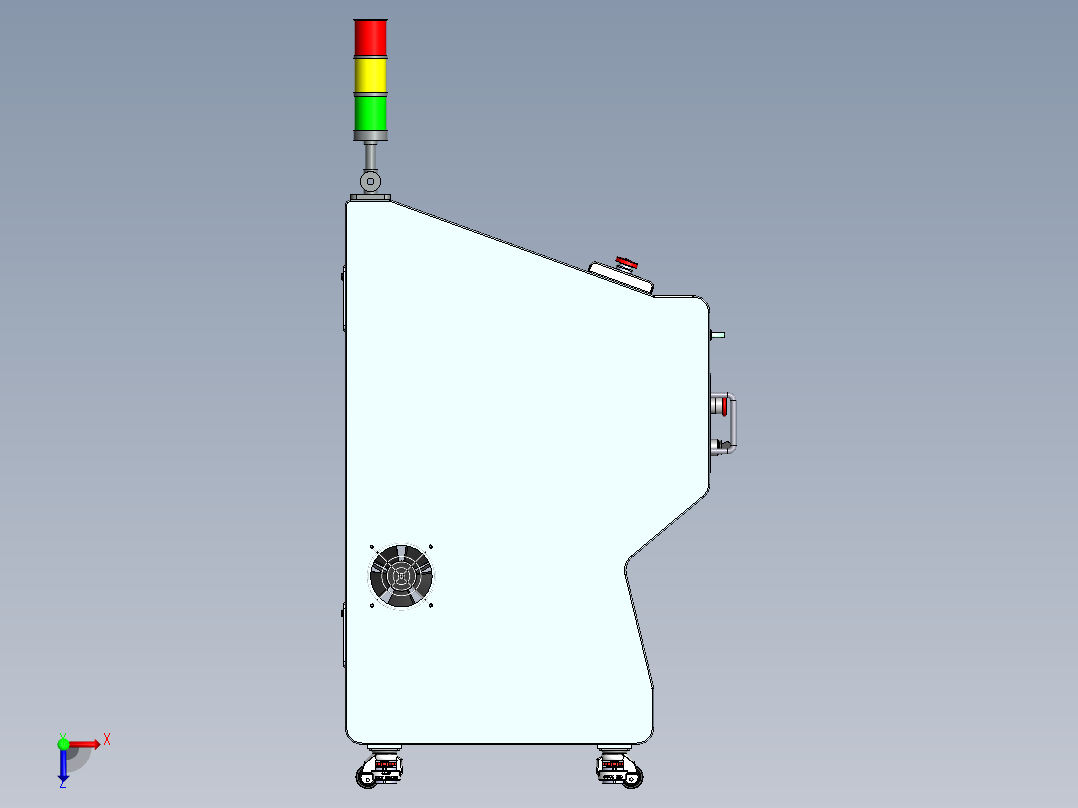 操作控制台新款D左视图