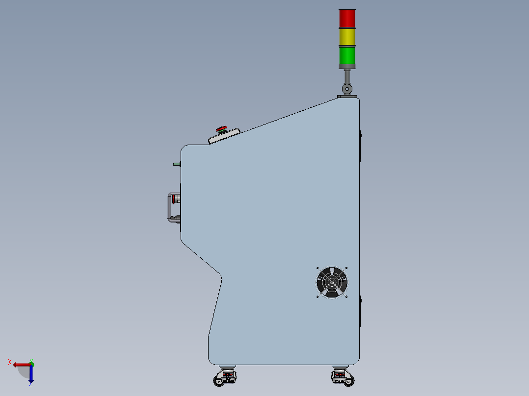 操作控制台新款D右视图