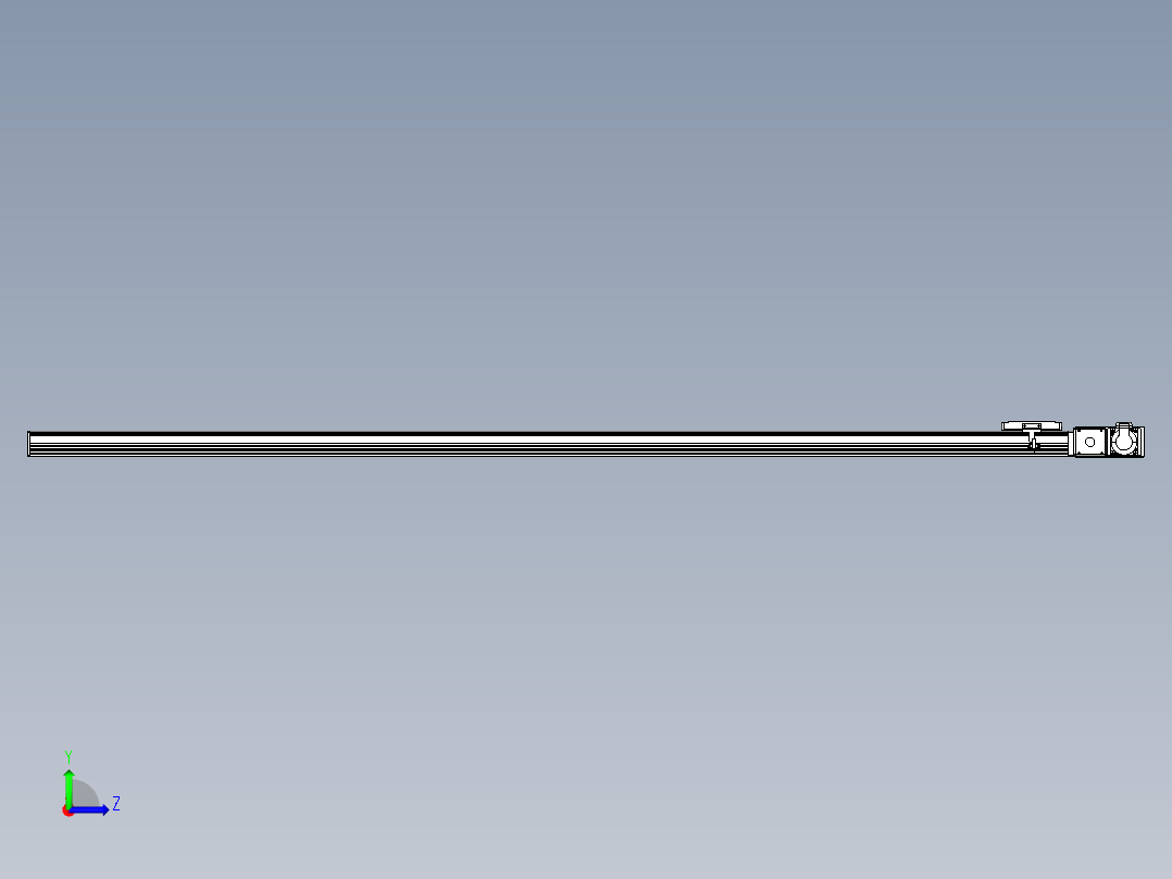 同步带全封闭直线模组TPA-HCB-105D-90-L2050-MR-Y-P20-N3左视图