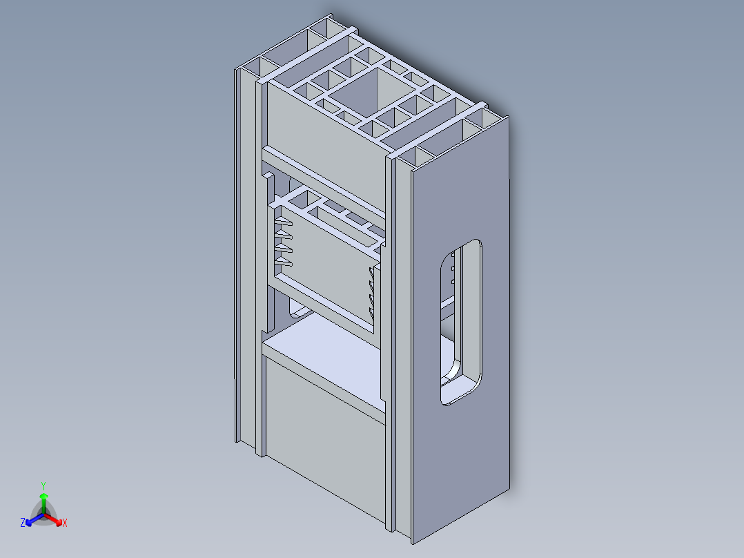 Hidrolik Pres（液压机）正等轴测图