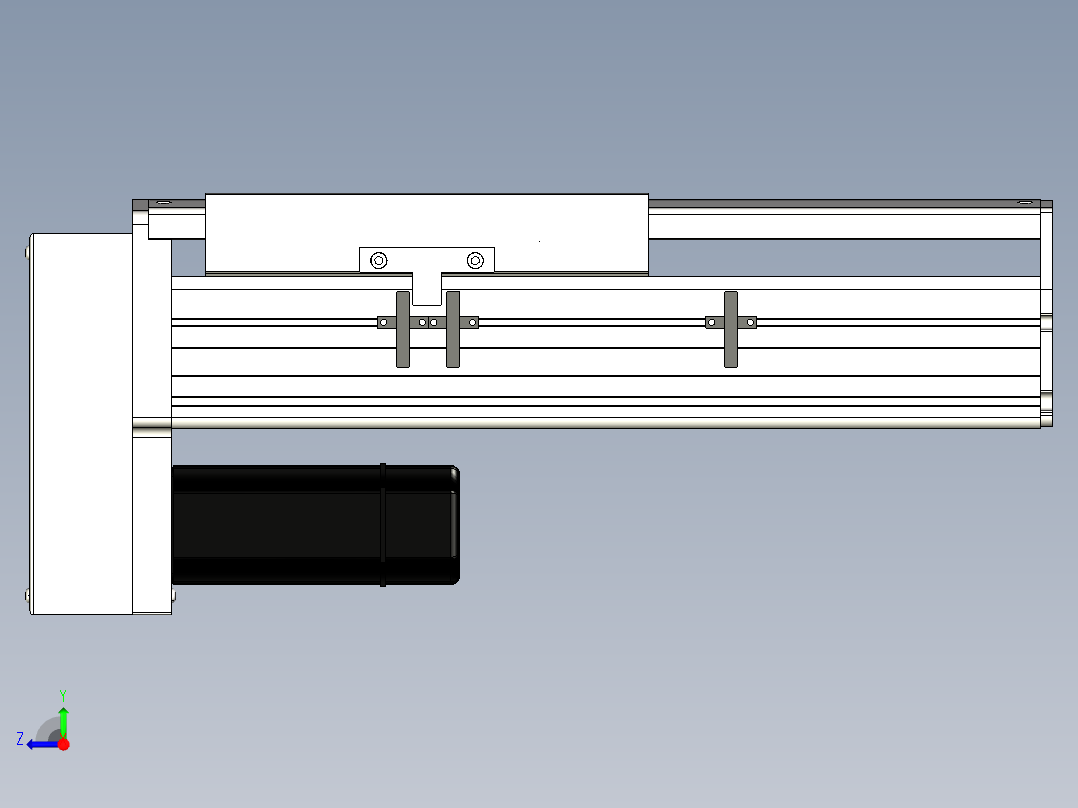 Toyo东佑达直线模组-ETH22-150-BM-400W+煞車右视图