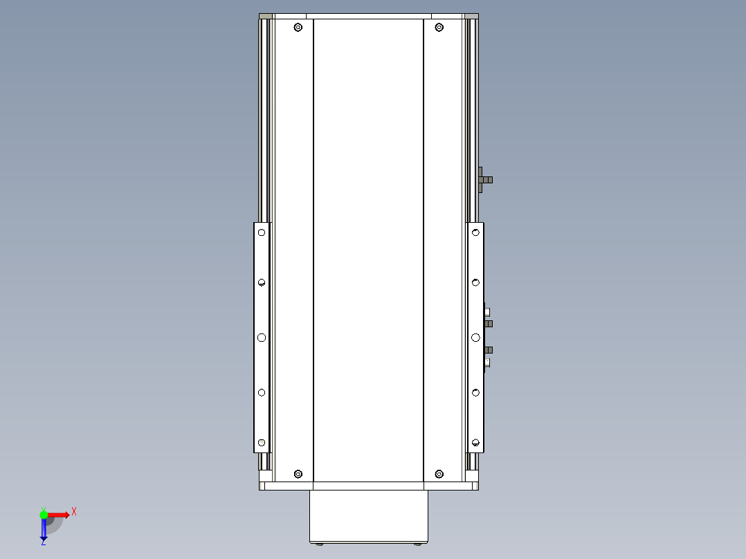 Toyo东佑达直线模组-ETH22-150-BM-400W+煞車俯视图