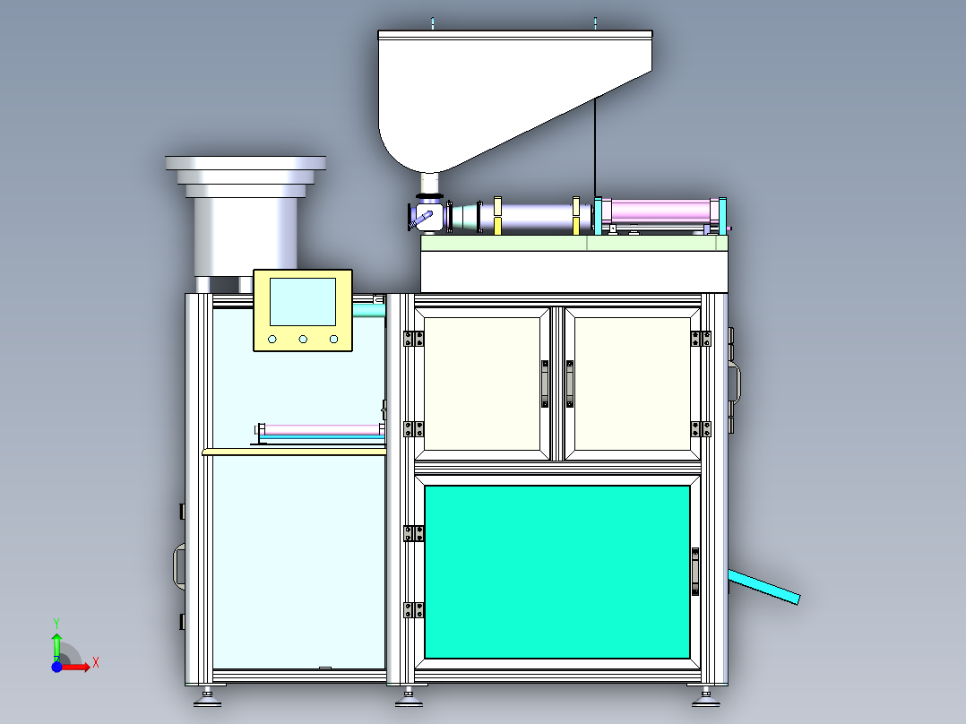 A12_自立袋灌装机前视图