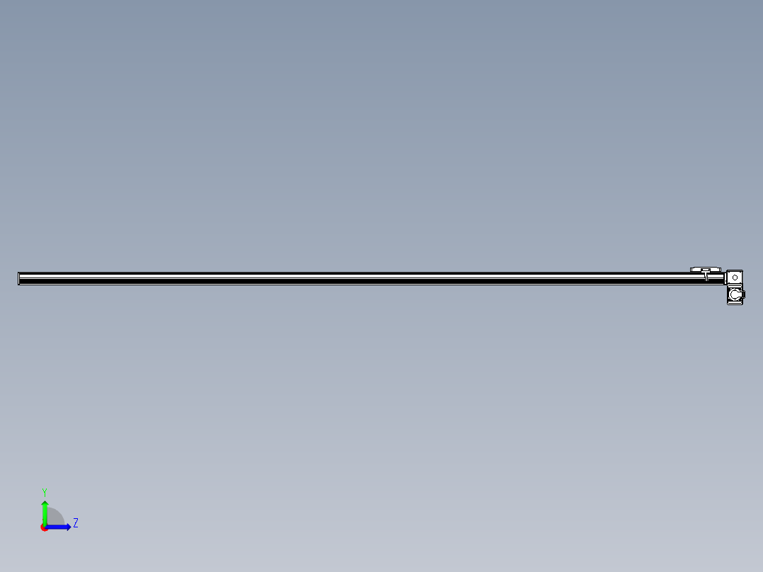 同步带全封闭直线模组TPA-HCB-105D-90-L2850-RP-Y-P20-N3左视图