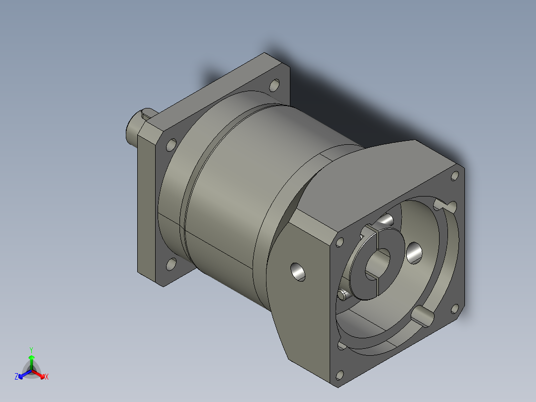 直齿PLF120-L2-64 22-110-145-M8.STEP正等轴测图