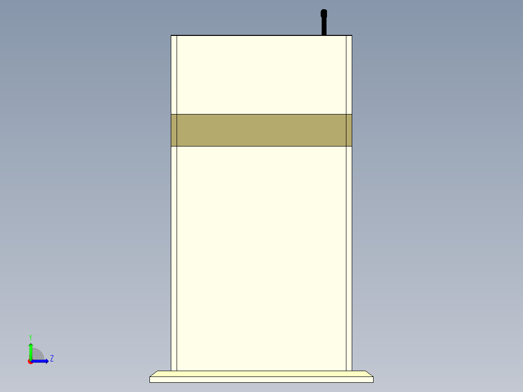 演讲台二左视图