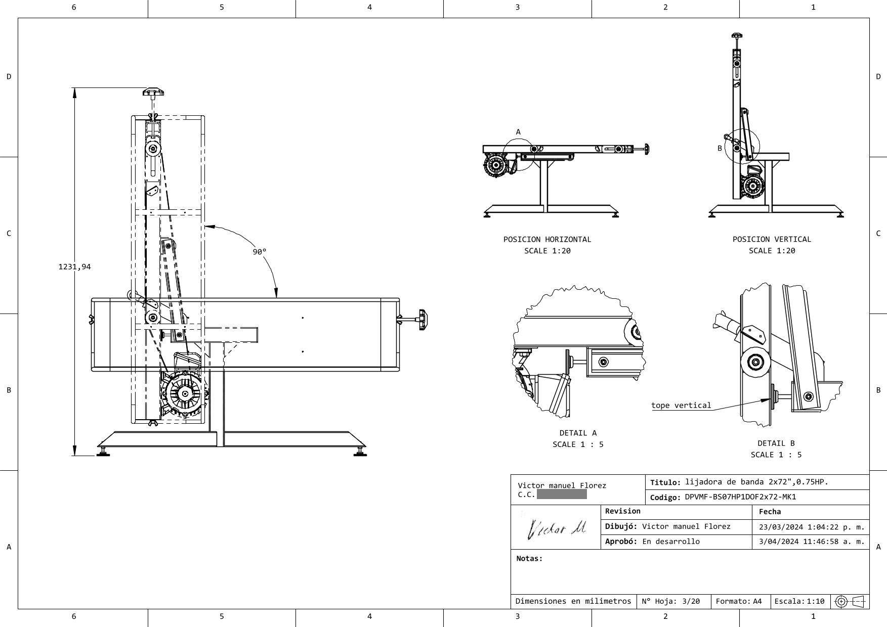 工业用带式砂光机