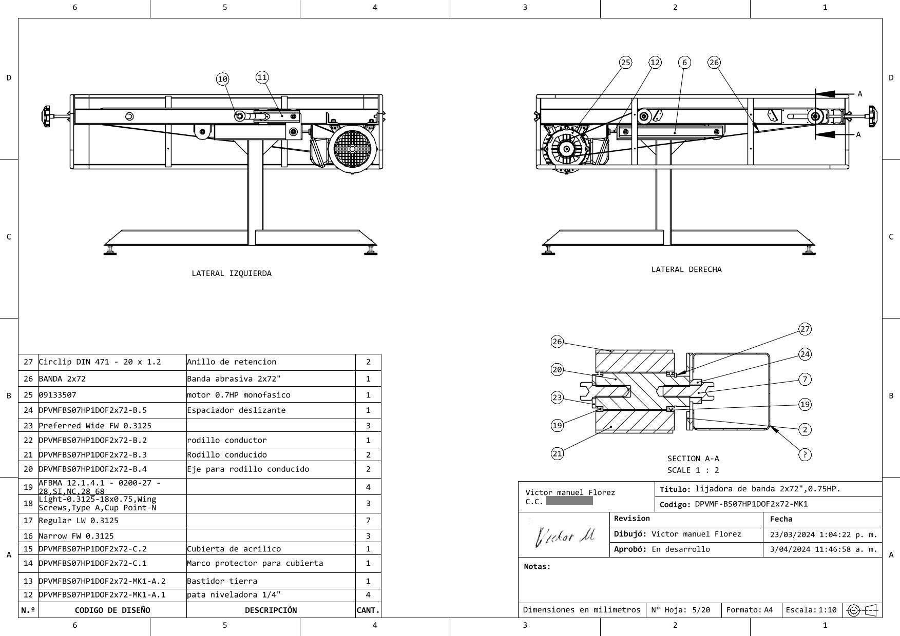 工业用带式砂光机