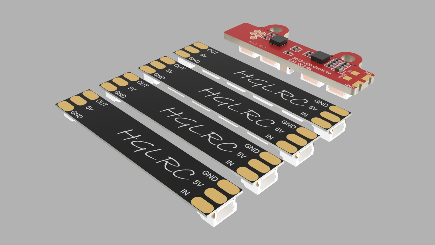 HGLRC LED 控制器和扶手灯
