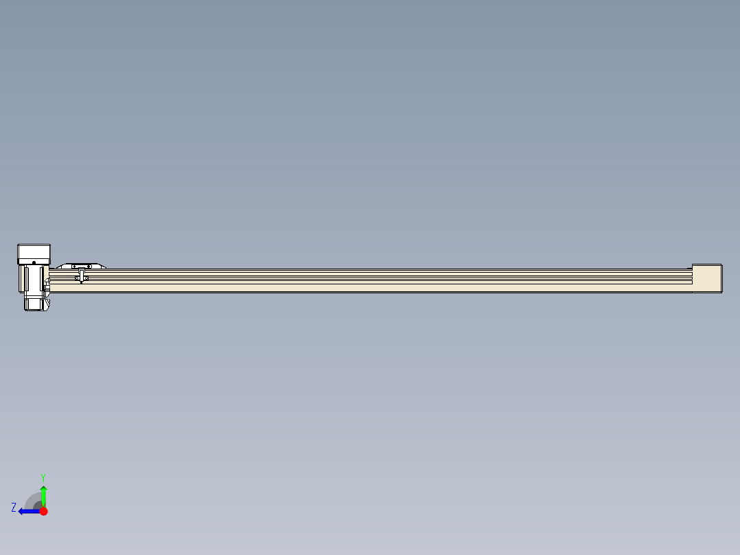 同步带全封闭直线模组TPA-HCB-65S-90-L1150-MR-C-P10-N3右视图