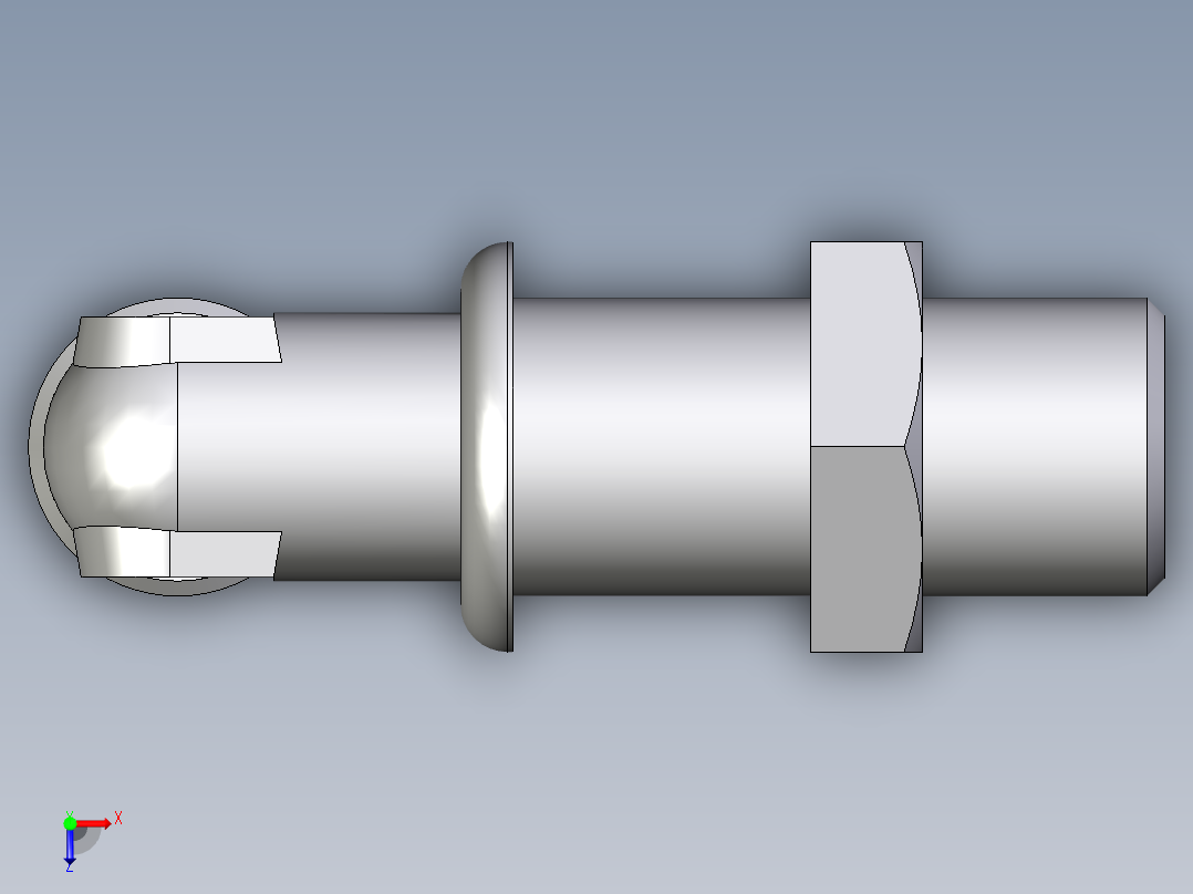 卡套式工业通用硬管接头EO_Bulkhead_elbow_WSV10LOMD71俯视图