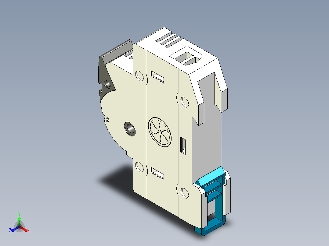 保险丝座欧米茄OMG-FS32X主视图