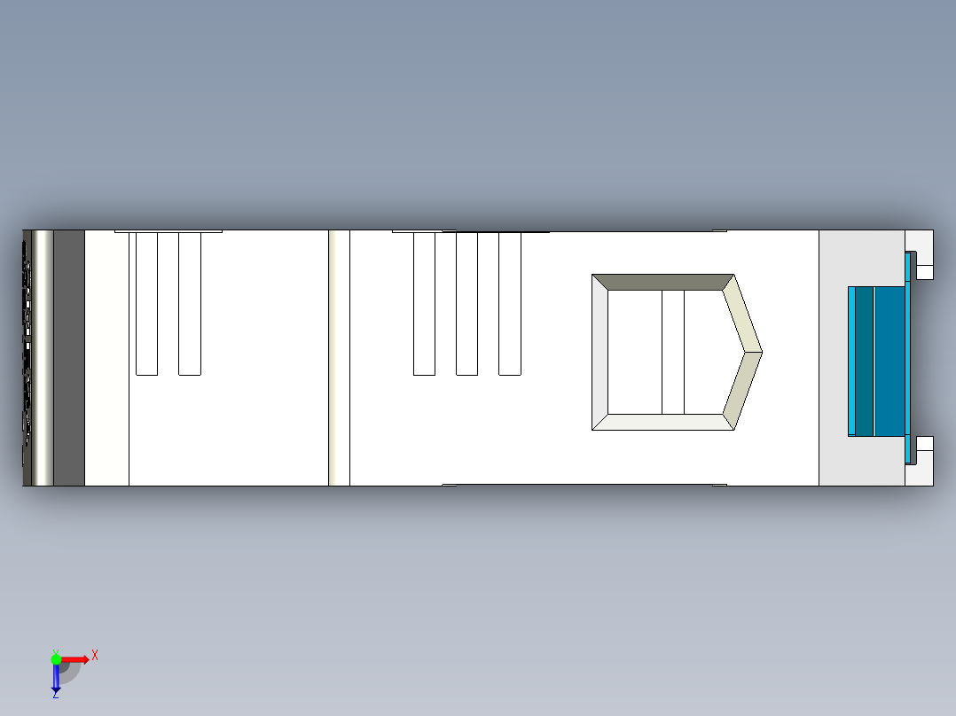 保险丝座欧米茄OMG-FS32X俯视图