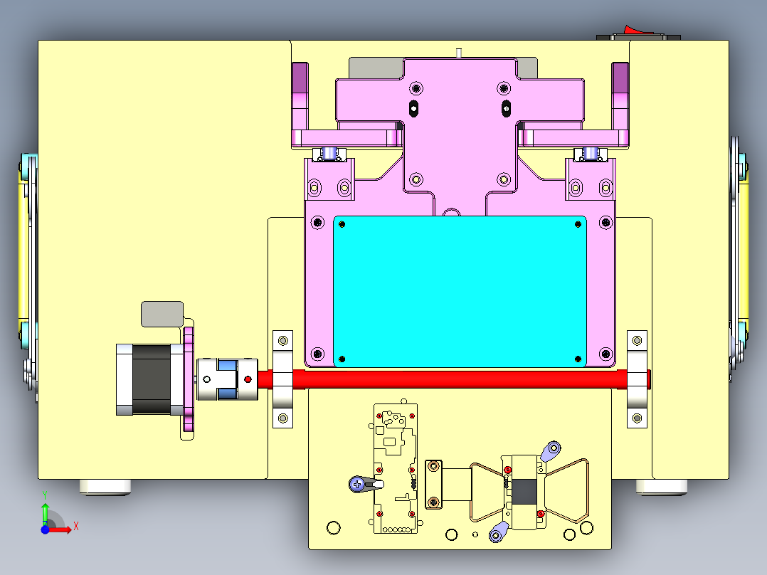 CT测试设备前视图