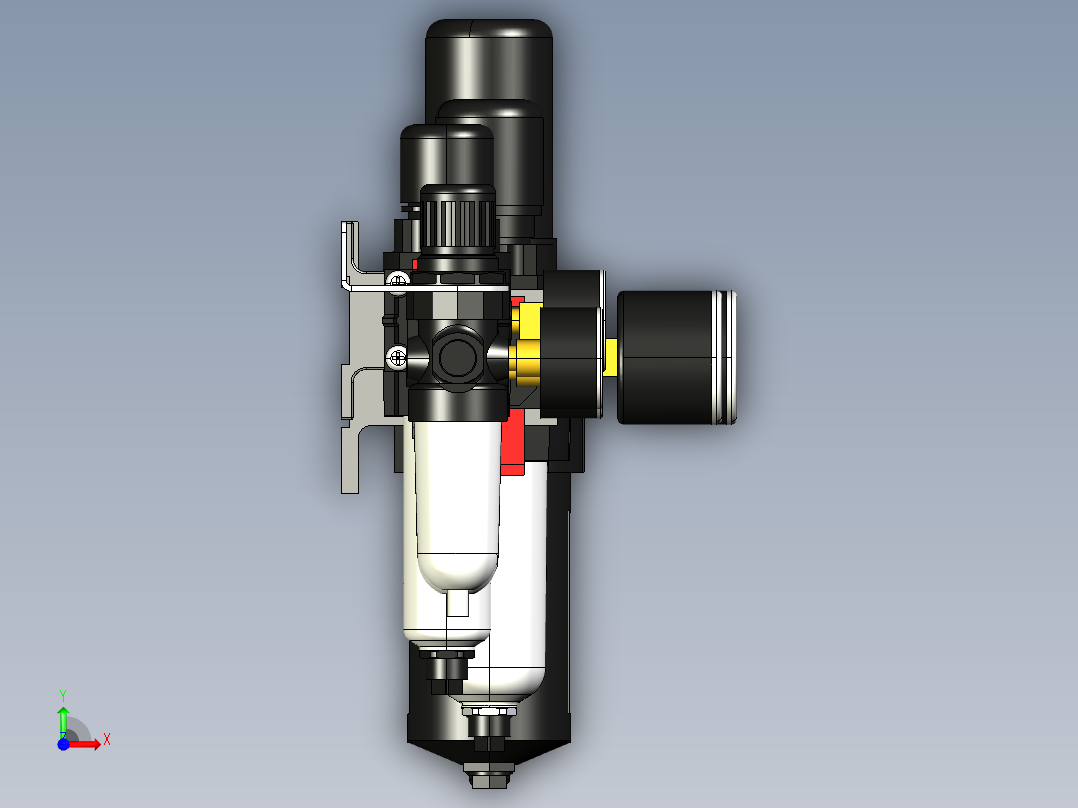 CONJ. REGULADORES BL74 - BL73 - BL71 - P1H.STEP前视图