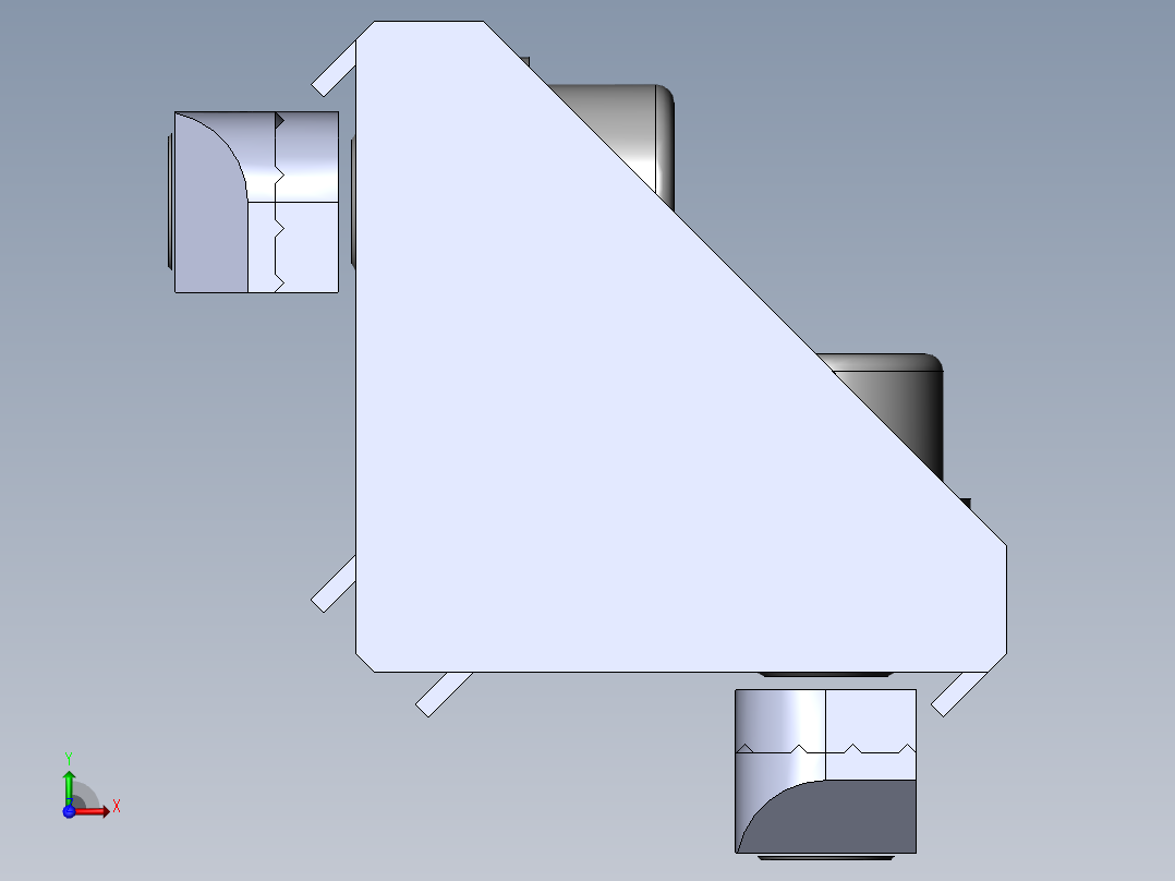 铝型材及其附件3.21.40.4040.STD左视图