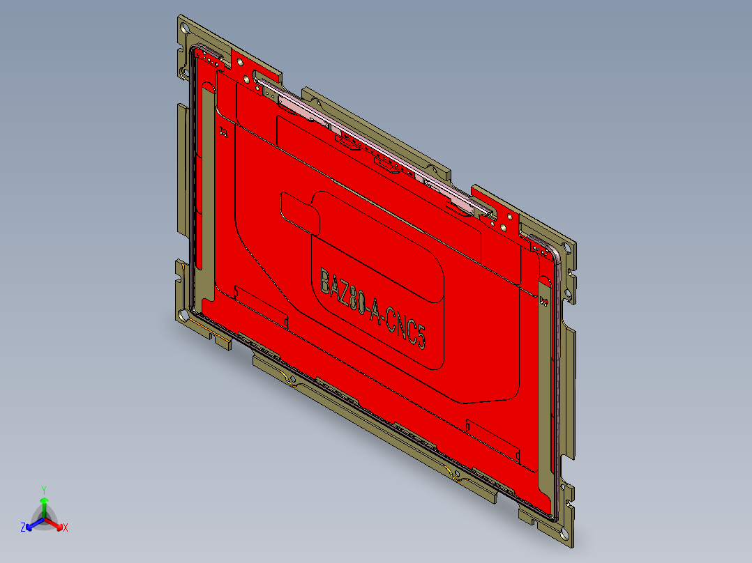 BAZ80-A-CNC5正等轴测图