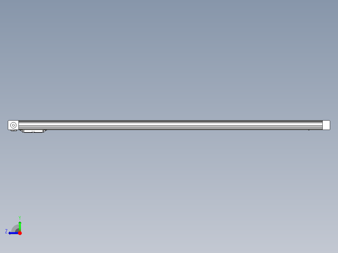 Toyo东佑达直线模组-M65M-X78-1800-L-M20-C4右视图