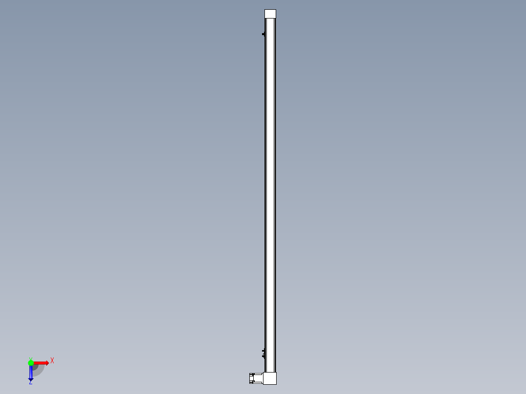 Toyo东佑达直线模组-M65M-X78-1800-L-M20-C4俯视图