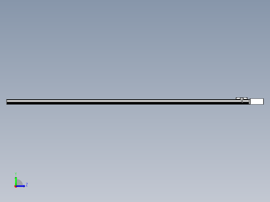 同步带全封闭直线模组TPA-HCB-105D-90-L2500-ML-Y-P20-N3左视图