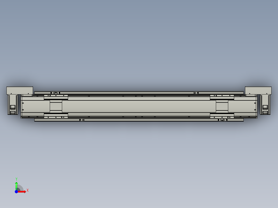 威洛博双电机滑台-VBF14S2-L50-S800-BLR-P40-C6前视图