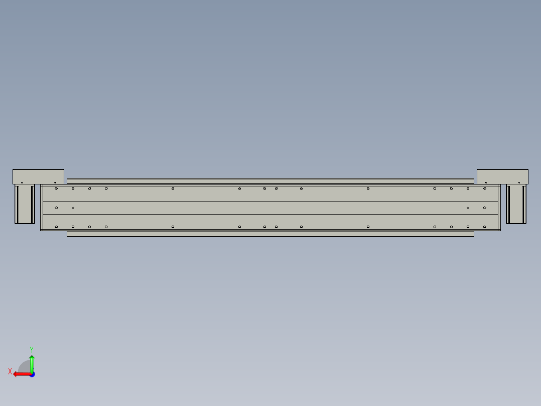 威洛博双电机滑台-VBF14S2-L50-S800-BLR-P40-C6后视图