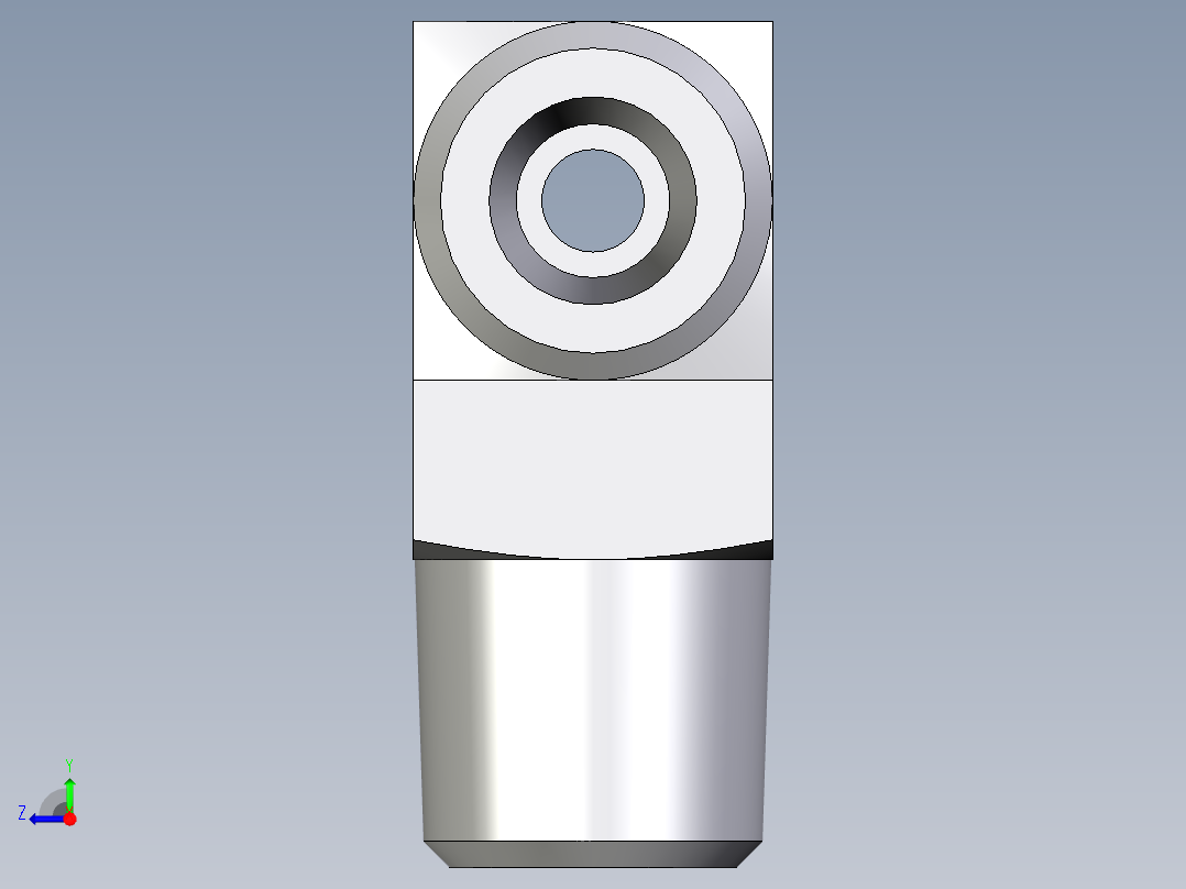 卡套式工业通用硬管接头EO_Male_stud_run_tee_TE06SRCFX右视图