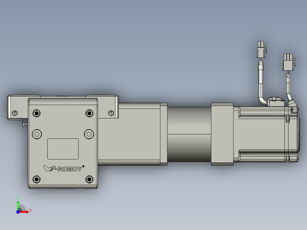 威洛博直线电机模组EB10-L224-S500-R-ZP75-MS3-5K前视图