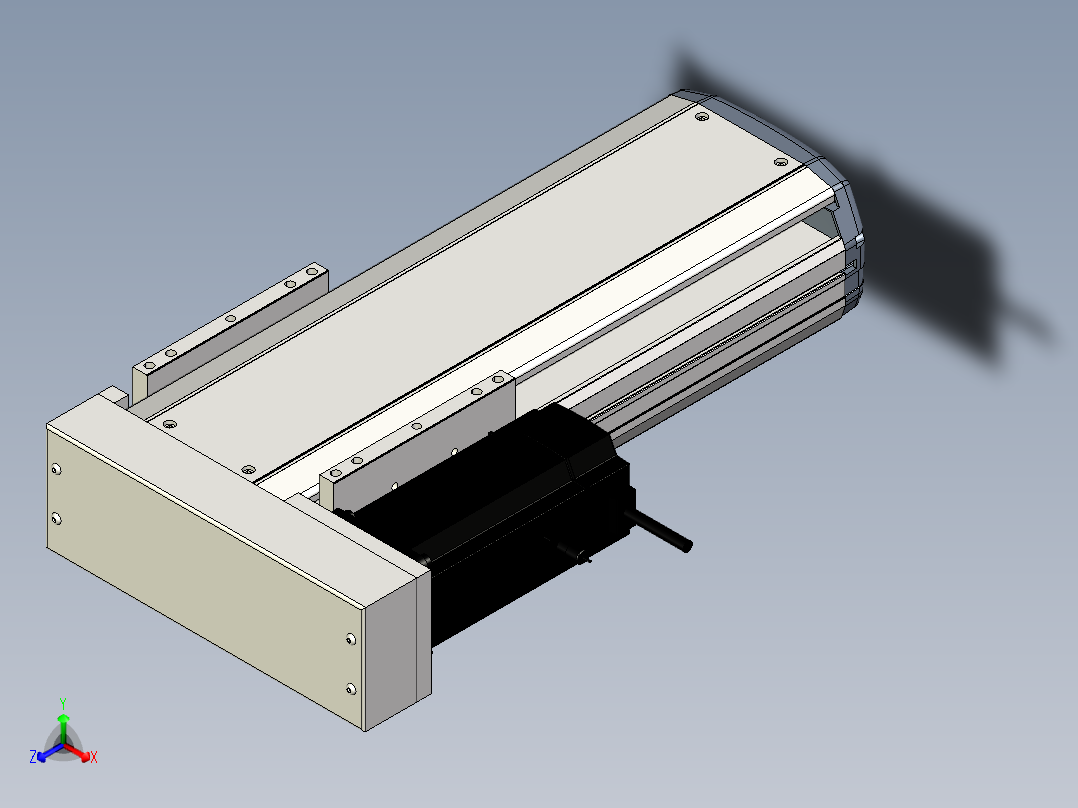 Toyo东佑达直线模组-ETH17-250-BL-M75B正等轴测图