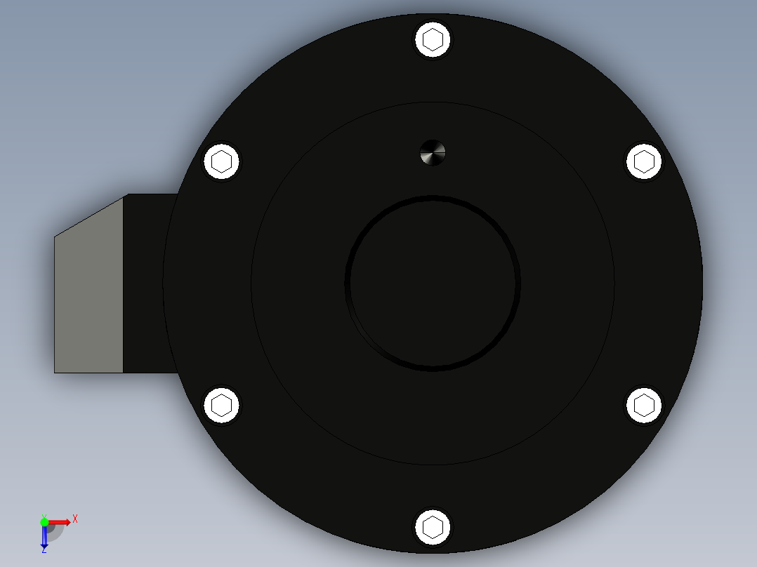 SCHUNK FDB-150浮动打磨头俯视图