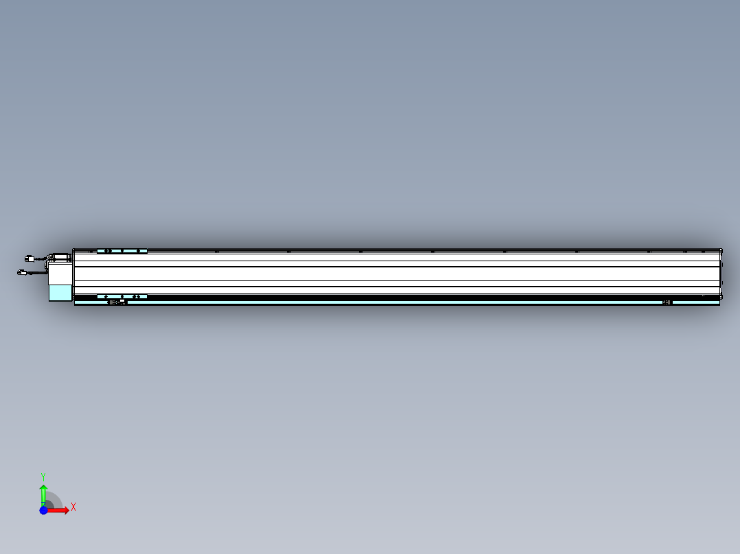 威洛博VBF同步带传动一般环境VBF14-L45-S1500-BLD-ZP40-C3前视图